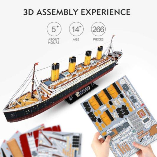 성인을 위한 생일 선물 종이 퍼즐 DIY 경기장 3D 퍼즐