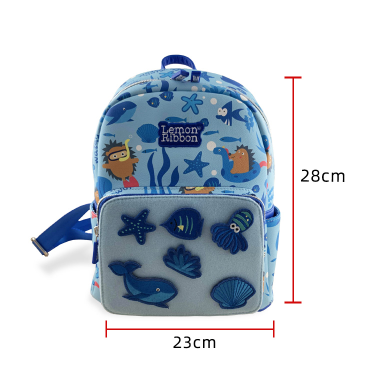 뜨거운 판매 PU 가죽 학생 Schoolbag